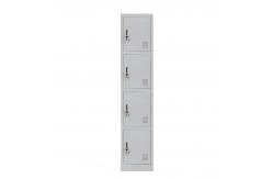 China New Style School Storage Small Metal 4 Compartment Locker For Students supplier