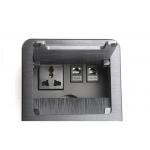 Computer Desk Wire Management Brush Flip Up Table Socket / Mount Socket Outlet