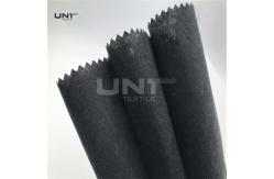 China Polyester Viscose Cut Away Embroidery Interlining Black Nonwoven Interlining supplier