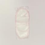 PP Nonwoven Opened Slippers With Pink Thread Sewing Disposable Salon Products for sale