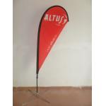 Exhibition Event Teardrop Feather Banner Dye sublimation printing for sale