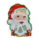 Special Shaped Plastic Mylar Bag With Zipper, Customised Christmas Packaging Bag for sale