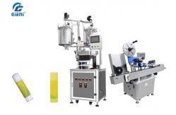 China Twelve Nozzles Lip Balm Manufacturing Equipment With Automatic Labeller supplier