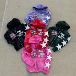 Anti Shrink Streetwear Acid Wash Distressed Hoodie Vintage Zip Up Hoodie Breathable for sale