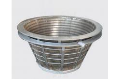 China Vertical And Horizontal Centrifuge Screen Baskets In Stainless Steel For Separation supplier