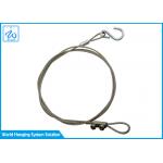 Spliced Soft Eye Slings 7x7 Steel Wire Rope Sling Loop Clamp Grip With S Hook for sale