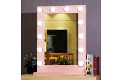 China Dimmable LED Lighted Makeup Mirror With Music Player And Adjustable Lights supplier