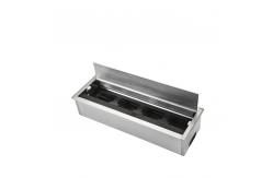 China Customized Office Desktop Table Cable Management Box European Oxidize Surface Treatment supplier