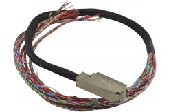 China 100pos RJ21 Telco Trunk Cable Assembly One End With 2pcs Connector supplier
