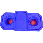 Top quality Plastic thermo two-Hole drinking trough/1.1m thermo trough for sheep or calf blue for sale