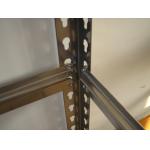 Warehouse Steel Light Duty Racking Nice Rivet Boltless Shelving WIth Simple Structure for sale