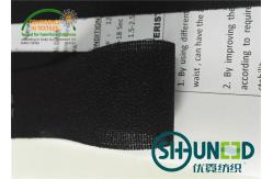 China Double Dot Coating Elastic Waistband Lining And Interlining with Plain Weave supplier
