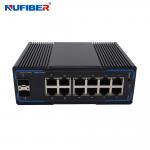 Layer 2 Industrial Managed SFP Switch 2x1000M SFP Port To 12x10/100/1000M UTP Port for sale