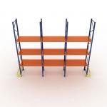 Tire Warehouse Industrial Storage Rack Cold - Rolled Steel Q235 Material for sale