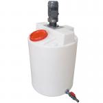 100 Gallon Dosing Chemical Mixing Tank Vat With Agitator