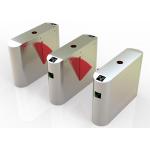 DC Motor 550MM Width 40W SS304 Pedestrian Flap Gate for sale