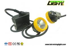 China 450mA 216Lum Underground Mining Cap Lamps Rechargeable Led Headlamp 1.67W supplier