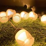 China Christmas Decorative Solar Outdoor String Light PVC ABS Holiday Party manufacturer