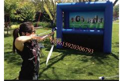 China inflatable archery , archery inflatable game , Archery Hoverball  Interactive Games supplier