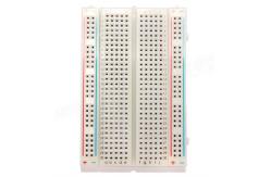 China Square Hole Solderable Breadboard Red / Blue Strips For Power Supply Connections supplier