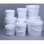 Snap On Lid Plastic Buckets With Handles For Pest And UV Protection for sale