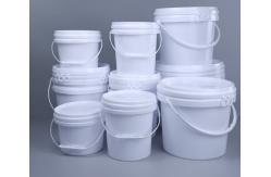 China Snap On Lid Plastic Buckets With Handles For Pest And UV Protection supplier