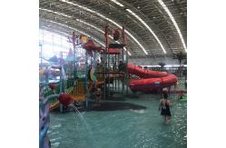 China Customized Splash Water Playground Outdoor Fiberglass Water Slides supplier