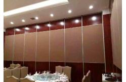 China Acoustic Folding System Sliding Partition Walls For Classroom Fabric Surface Aluminium Frame supplier