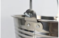 China 20L Stainless Steel Wine Container Portable Wine Juice Pails With Handle supplier