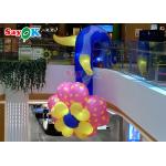 Nightclub Disco Led Light Inflatable Flowers Plants Customized Color for sale