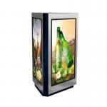 WiFi 3G 4G 3 Sided 43 Inch LCD Totem With Fan Cooling System for sale