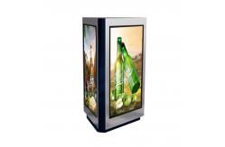 China WiFi 3G 4G 3 Sided 43 Inch LCD Totem With Fan Cooling System supplier