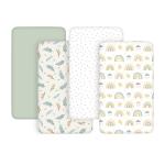 Non Irritating Cradle Fitted Sheet Soft Easy To Carry Skin Friendly Material for sale