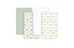 China Non Irritating Cradle Fitted Sheet Soft Easy To Carry Skin Friendly Material supplier