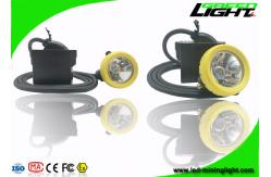 China 10000 Lux Brightness LED Mining Light Underground Rechargeable Headlamp With USB Charging supplier