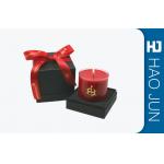 Waterproof Custom Rigid Gift Candles In Boxes Cylinder Shape With Art Paper Materials for sale