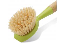 China 1.1in PBT Bristle Kitchen Scrub Brush Dish Scrubber With Handle supplier