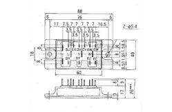 China IGBT Power Module 6MBI15L-060 IGBT(600V 15A)  FUJITSU IGBT Power Module supplier