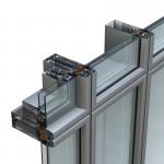 Facade Large Aluminum Profiles For Structural Glazing Curtain Wall for sale