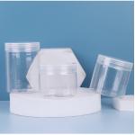 120ml Plastic Matte Cosmetic Storage Jars With Lid , Cosmetic Sample Containers for sale