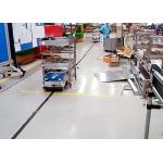 One Way Automated Guided Vehicle Hospital , Smart Cart AGV With Magnetic Drive Sensor for sale