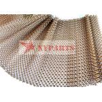 Flexible Roll Able In Length Chain Link Metal Mesh Curtain For Window Sunshade for sale