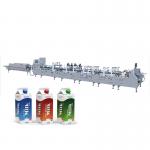 China Automatic Beverage Boxes Milk Boxes Flame Sealing and Folding Machine manufacturer