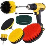8pcs Drill Cleaning Brush Set Scrubber 3.5in Cleaning Bathroom for sale