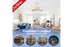 China Elegant 42 Inch Chandelier Hidden Blade Ceiling Fan with 2- and Dimmer Compatibility supplier