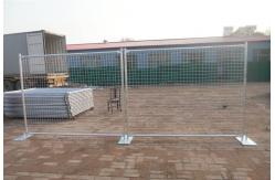 China Secure Reusable Plastic Feet Movable Temporary Fence For Construction Sites supplier