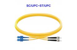 China SC UPC ST UPC Fiber Cable Single Mode Communication Application supplier