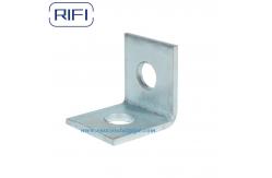 China M8 Square Plate Unistrut Compatible Strut System Fitting Zinc Plated One Hole supplier