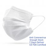 Non Woven Disposable Face Mask Latex Free For Industrial / House Cleaning for sale