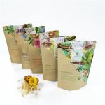Low Moq CMYK VMPET Biodegradable Stand Up Pouch 100micron for sale